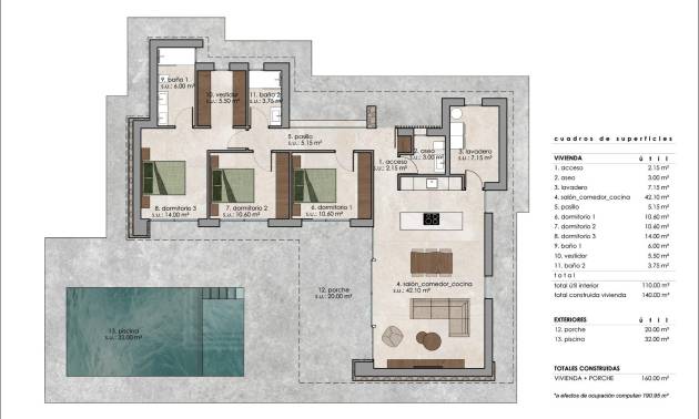 New Build - Villa - Pinoso - Lel