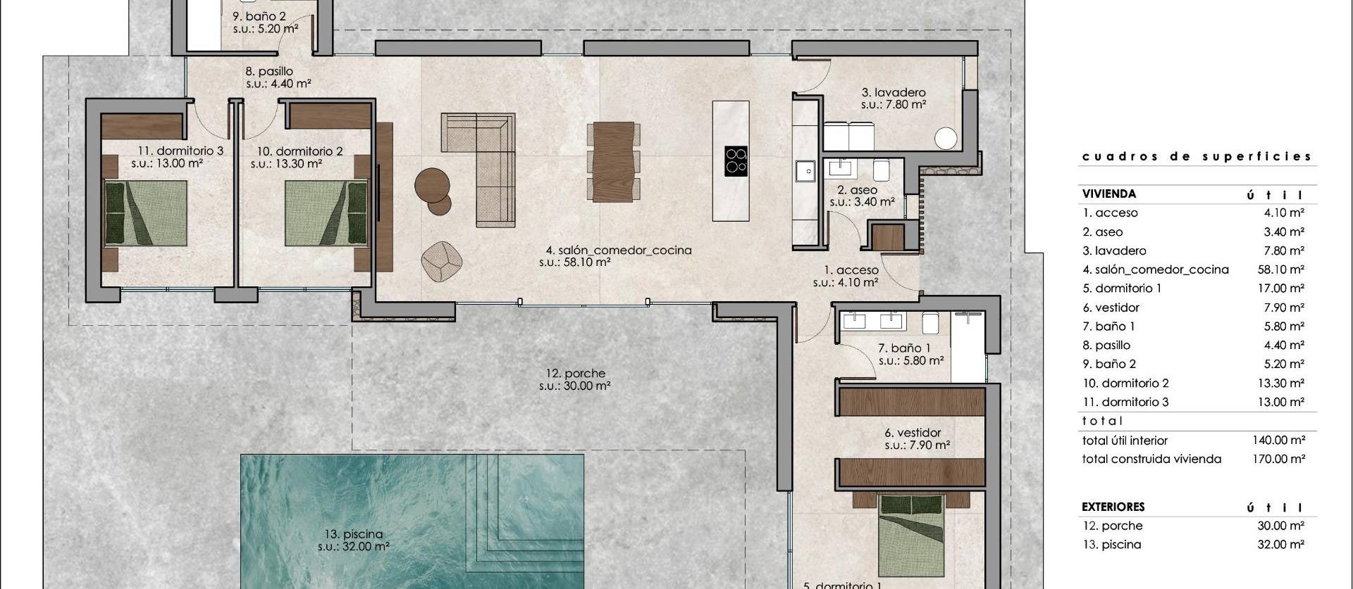 New Build - Villa - Pinoso - Lel