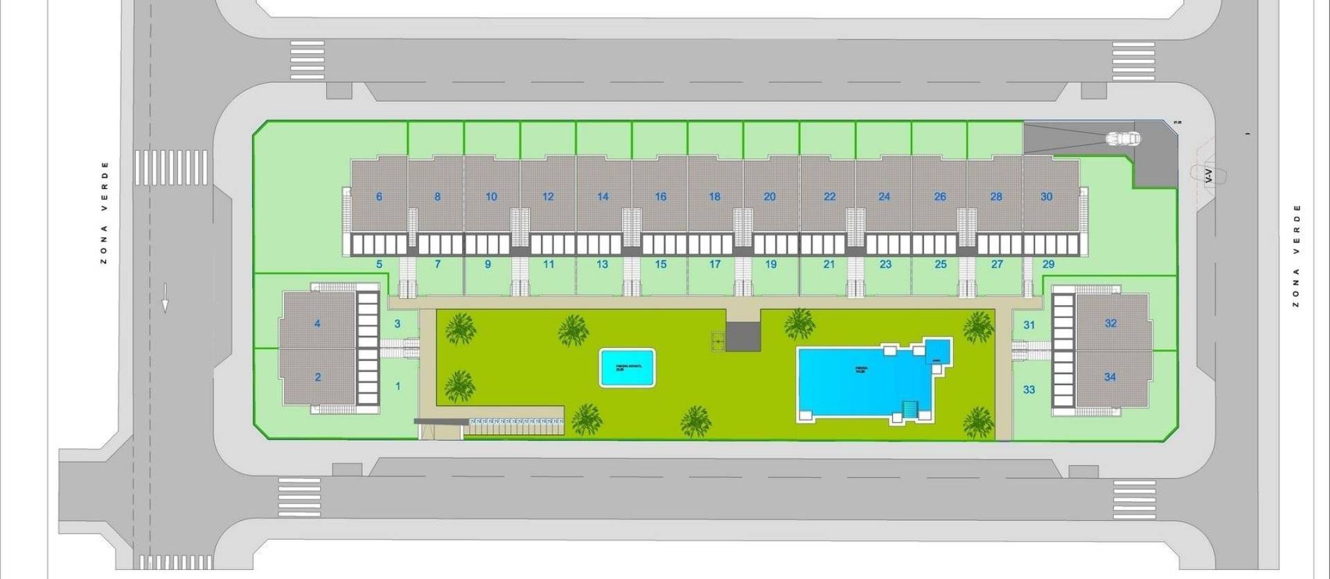 New Build - Bungalow - Pilar de la Horadada - pueblo