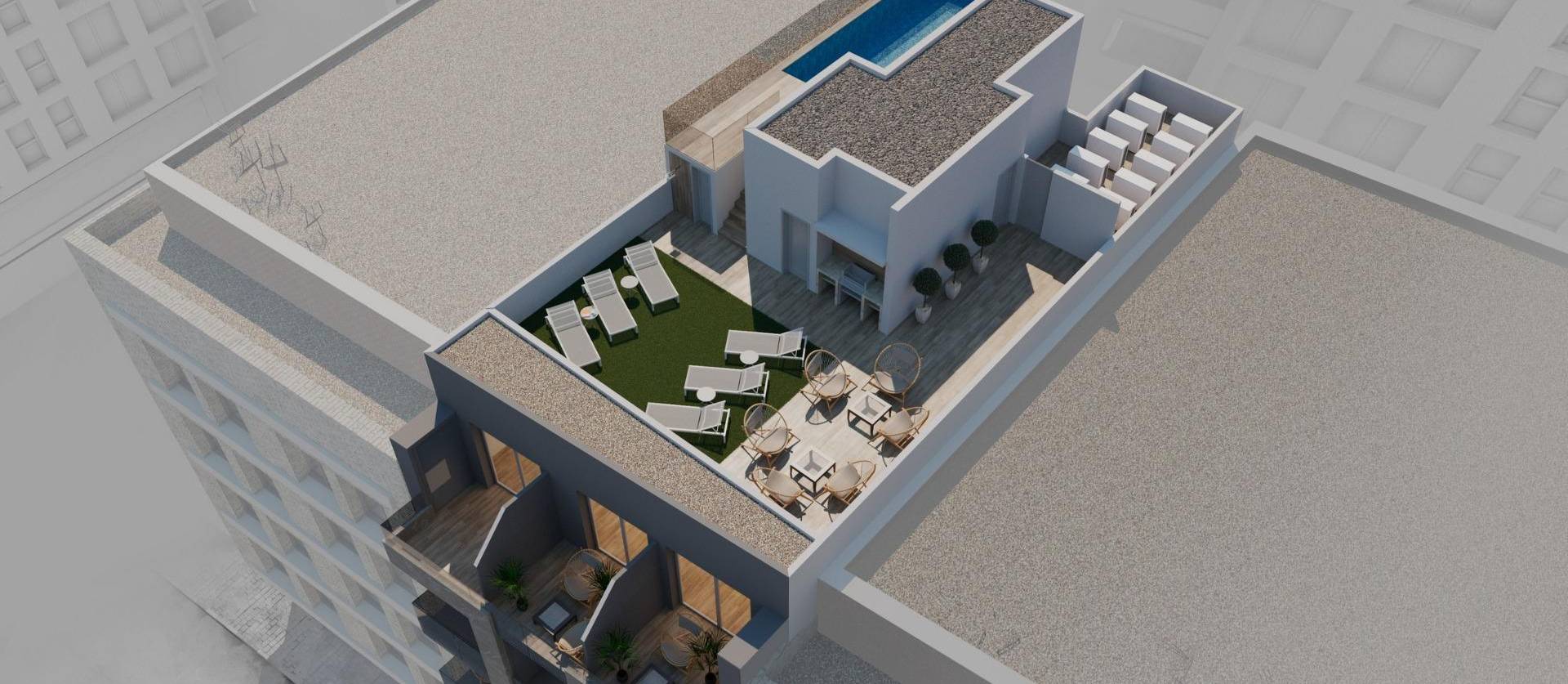 Nieuwbouw projecten - Appartment - Torrevieja - Playa de los Locos