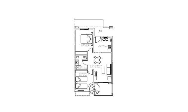 New Build - Apartment - Aguilas - Collados