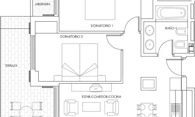 New Build - Apartment - Vera - Puerto del Rey