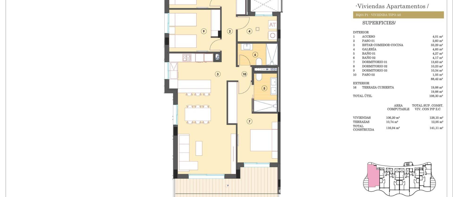 Nieuwbouw projecten - Appartment - Finestrat - Campana Garden