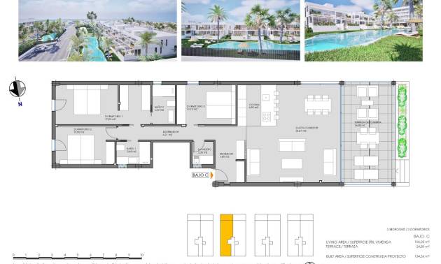 New Build - Bungalow - Cartagena - Mar de Cristal