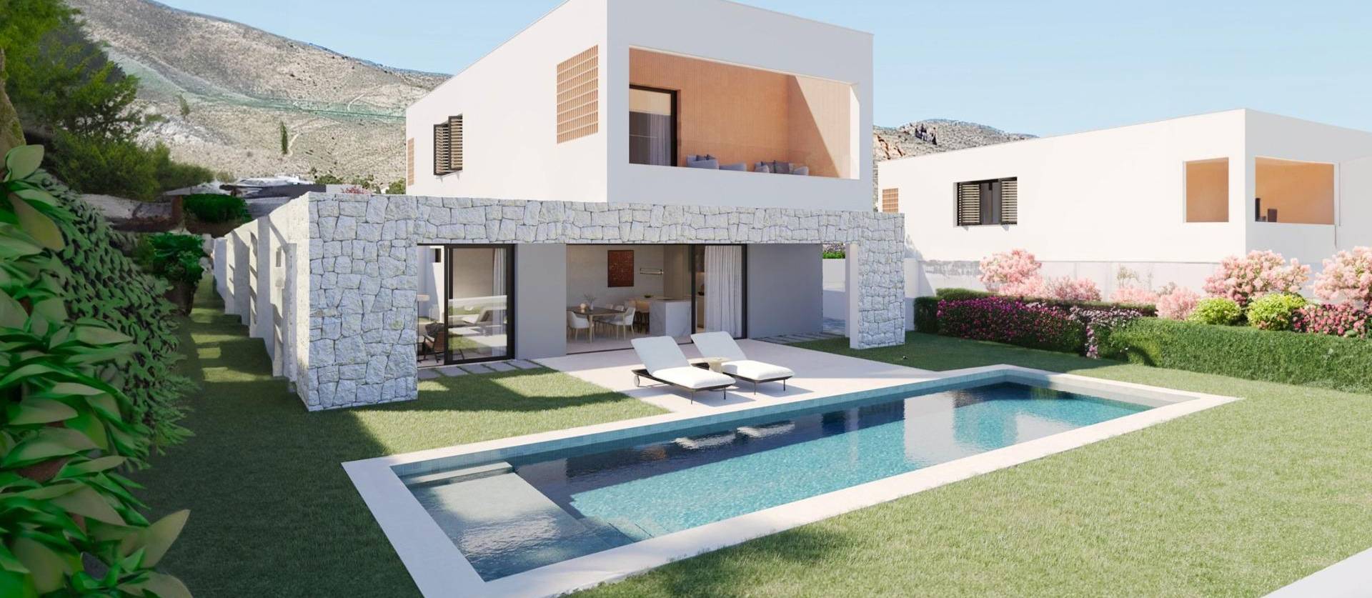 Nieuwbouw projecten - Villa - Finestrat - Campana Garden