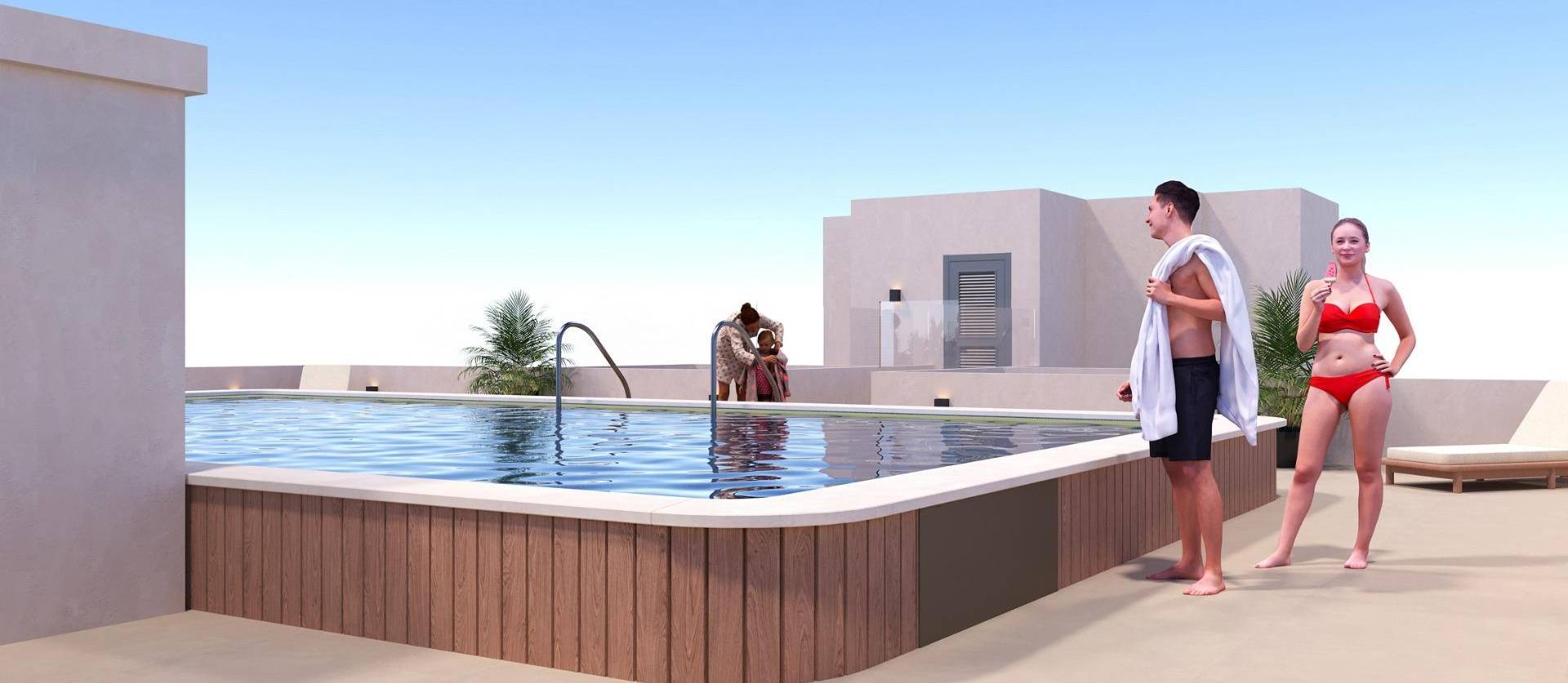 Nieuwbouw projecten - Appartment - San Miguel de Salinas - Pueblo