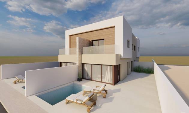 Nieuwbouw projecten - Halfvrijstaand - San Javier - pueblo