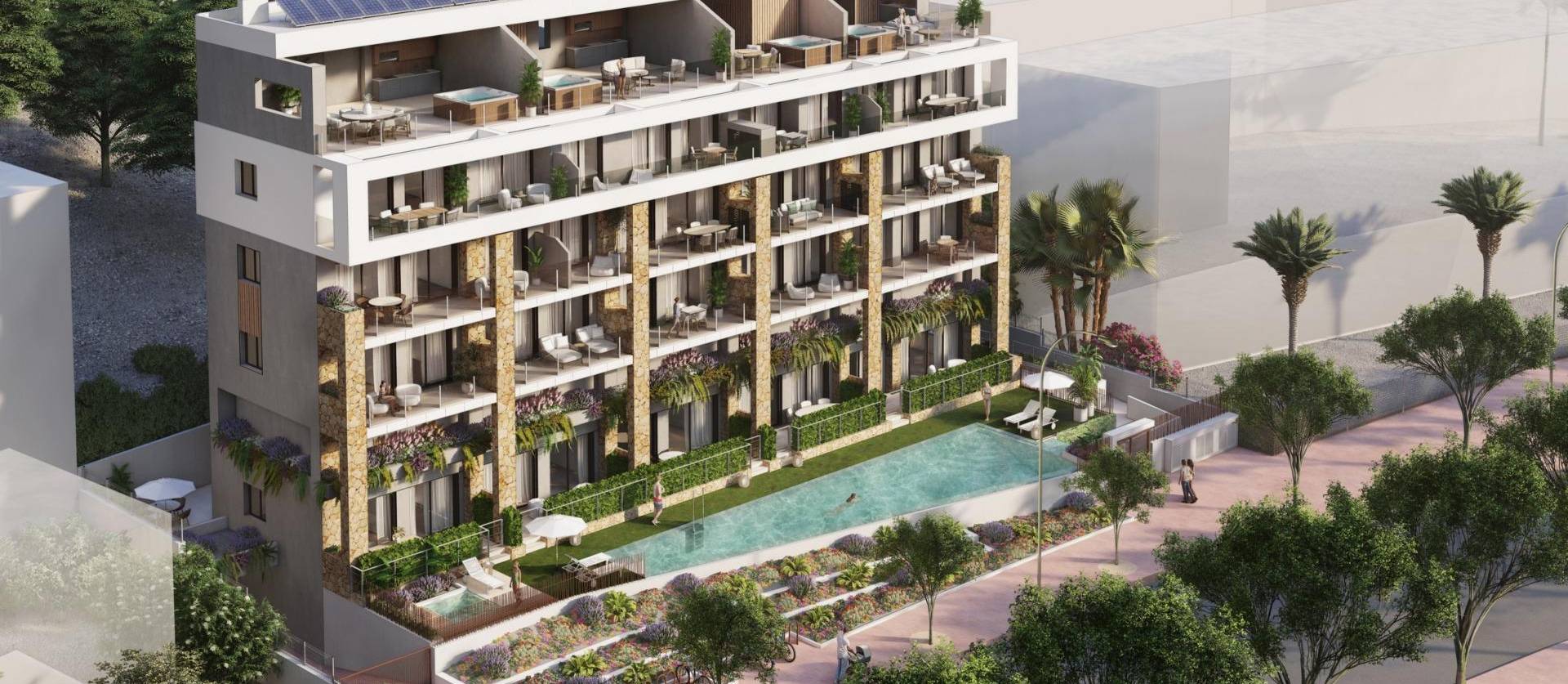 Nieuwbouw projecten - Appartment - Villajoyosa - Puntes del Moro