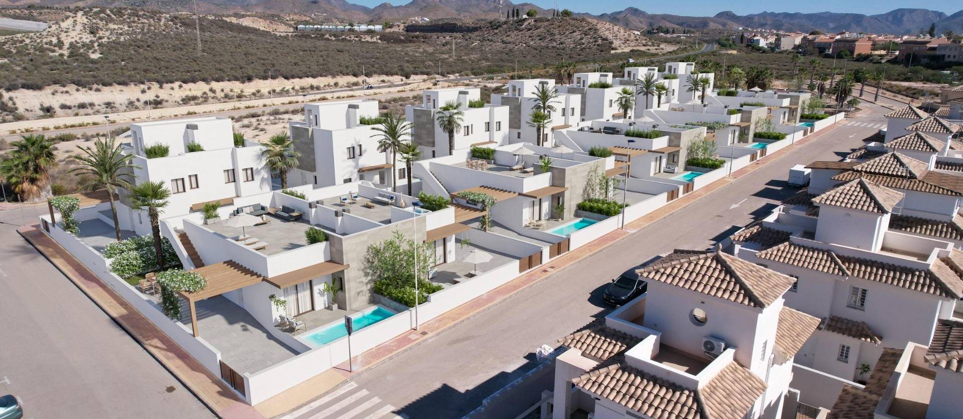 Nieuwbouw projecten - Villa - Puerto De Mazarron - Caleñares