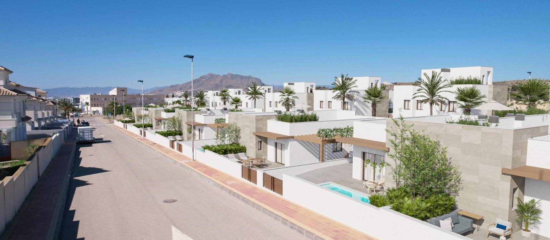 Nieuwbouw projecten - Villa - Puerto De Mazarron - Caleñares