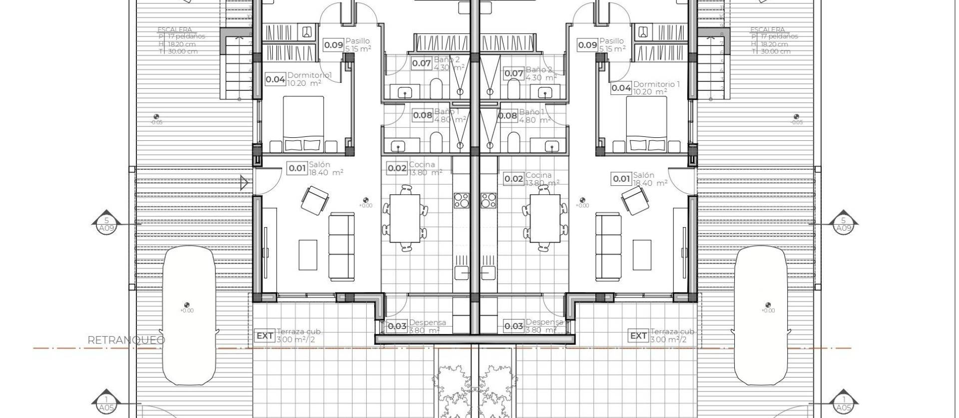 Nieuwbouw projecten - Villa - Puerto De Mazarron - Caleñares