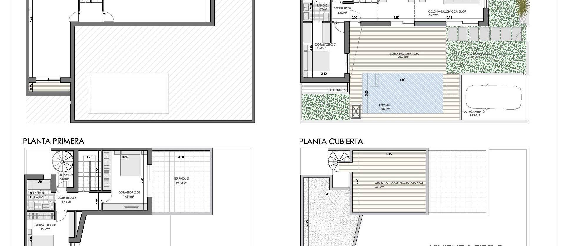 Nieuwbouw projecten - Halfvrijstaand - Bigastro - Loma Alta
