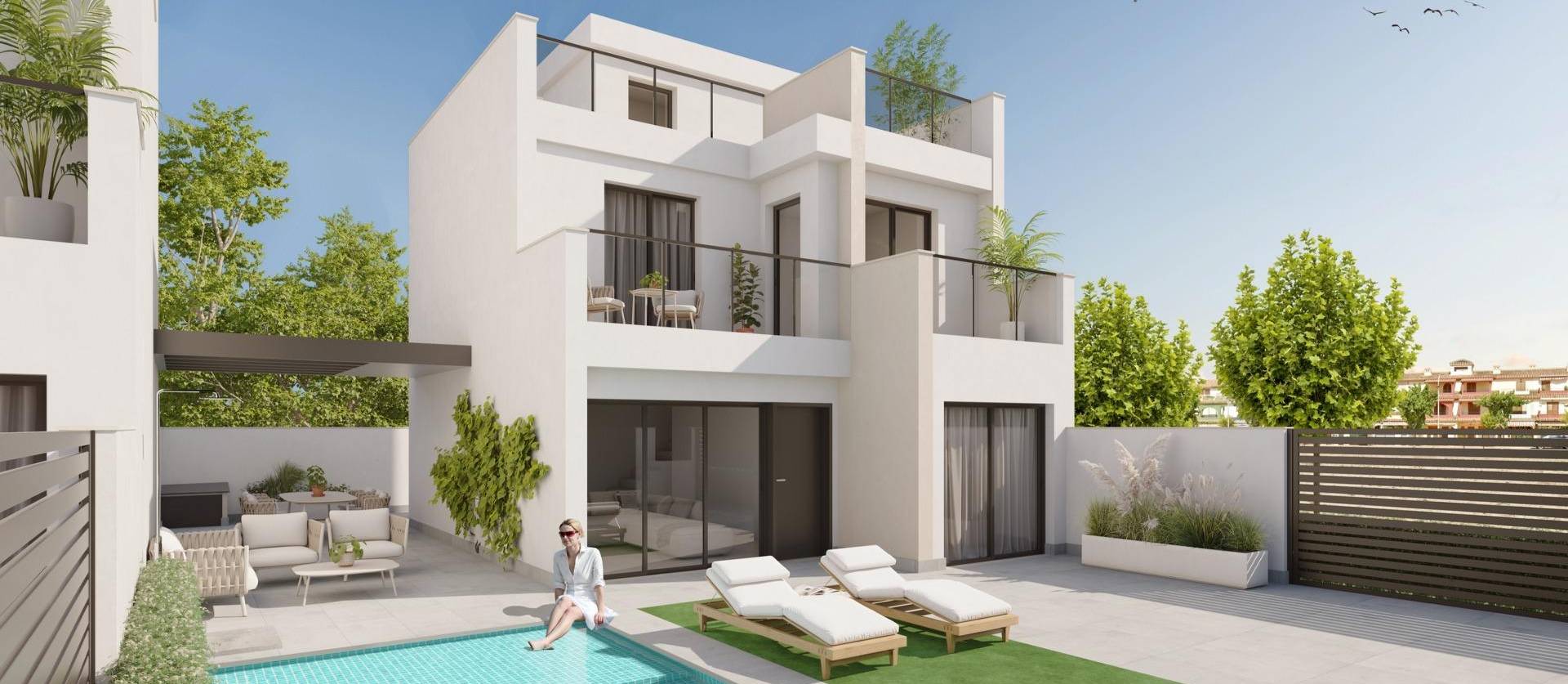 Nueva construcción  - Villa - Los Alcázares - Playa la Atascadera