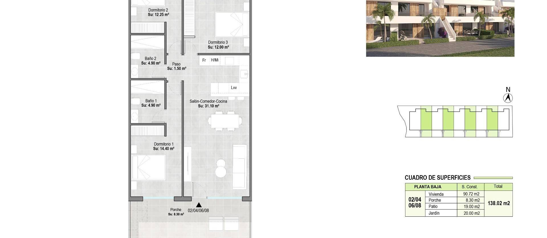Nieuwbouw projecten - Bungalow - Alhama de Murcia - Condado de Alhama