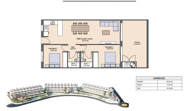 Nieuwbouw projecten - Appartment - Finestrat - Balcón de finestrat