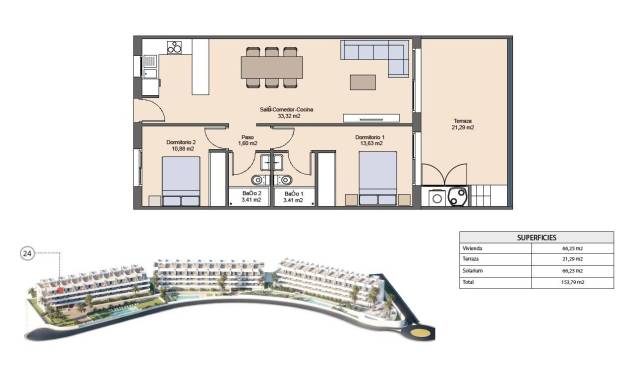 Nieuwbouw projecten - Appartment - Finestrat - Balcón de finestrat