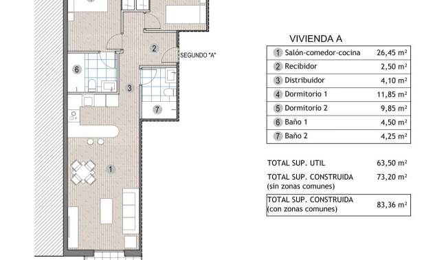 Nueva construcción  - Apartment - Puerto De Mazarron - Playa del Puerto