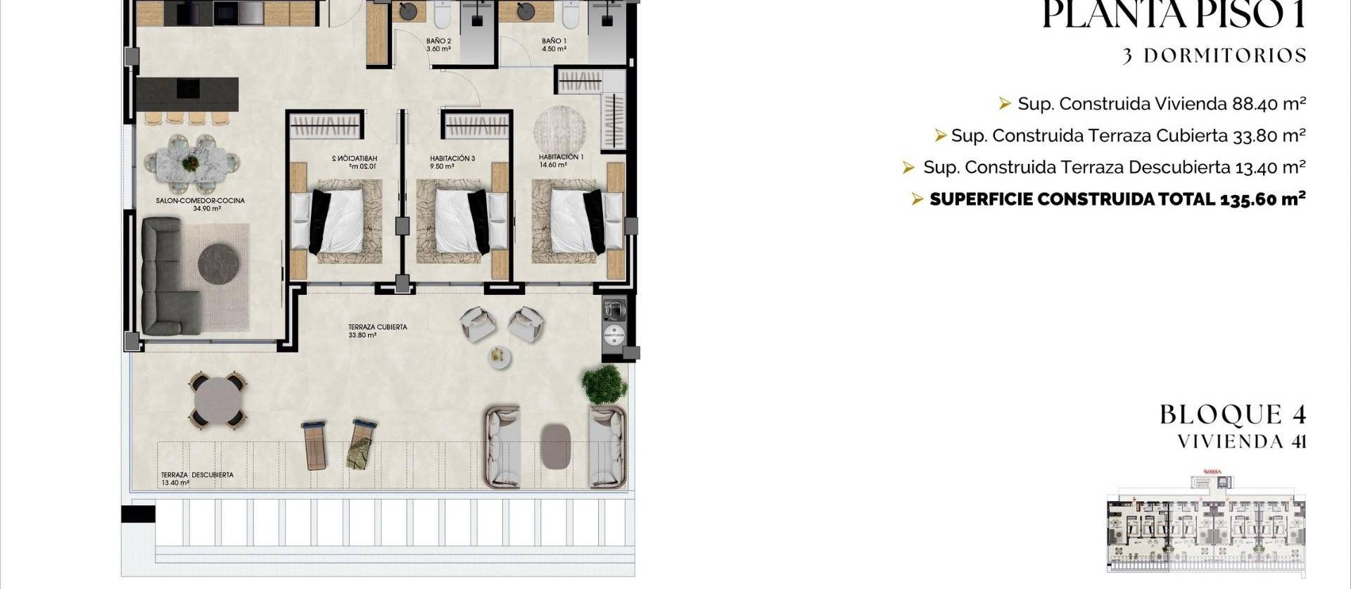 Nieuwbouw projecten - Appartment - Finestrat - Balcón de finestrat