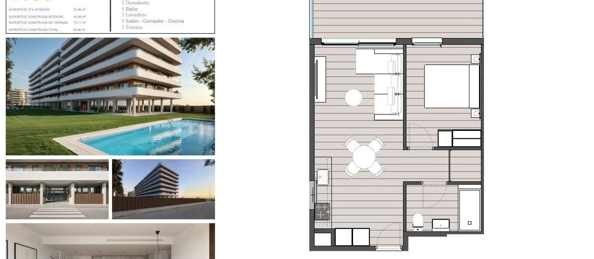 Nieuwbouw projecten - Appartment - Moncofa - Playa de Moncofa