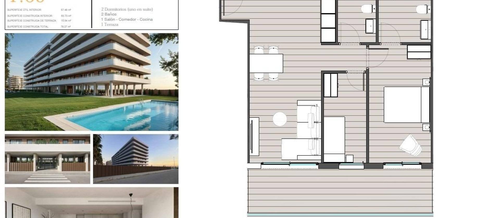 Nieuwbouw projecten - Appartment - Moncofa - Playa de Moncofa