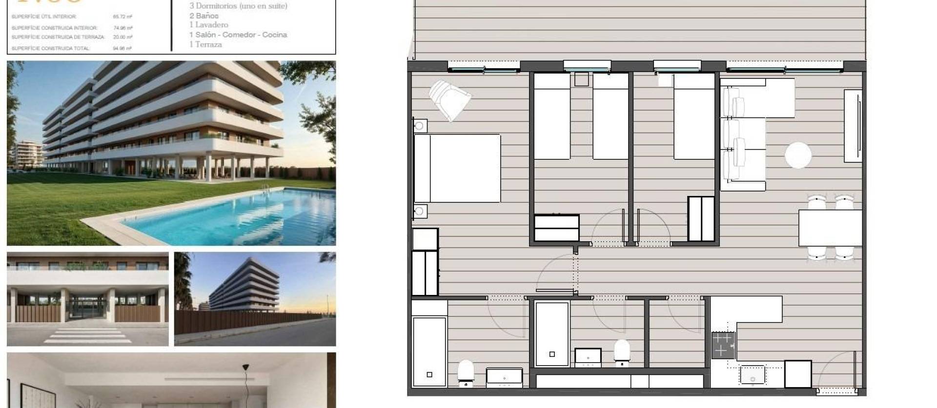 Nieuwbouw projecten - Appartment - Moncofa - Playa de Moncofa