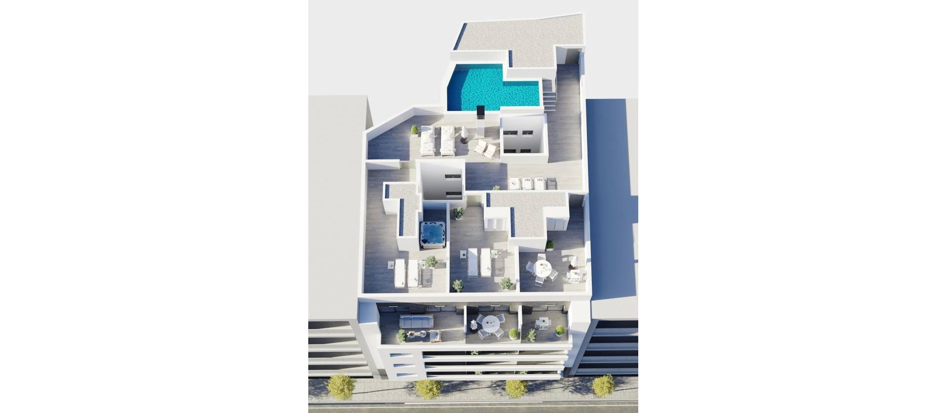 Nieuwbouw projecten - Appartment - Torrevieja - Center