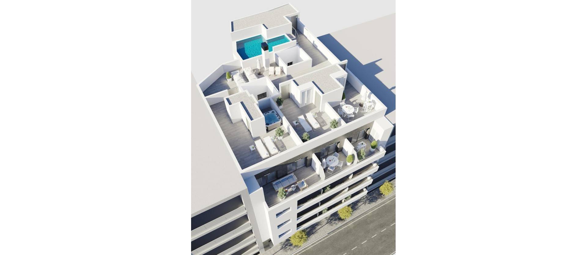 Nieuwbouw projecten - Appartment - Torrevieja - Center