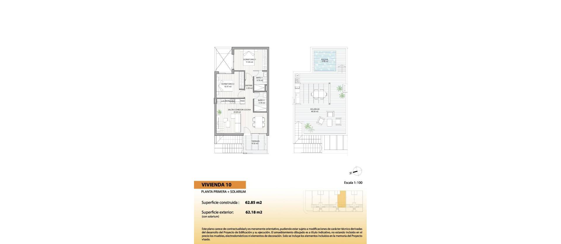 Nouvelle construction - Bungalow - San Pedro del Pinatar - El Salero
