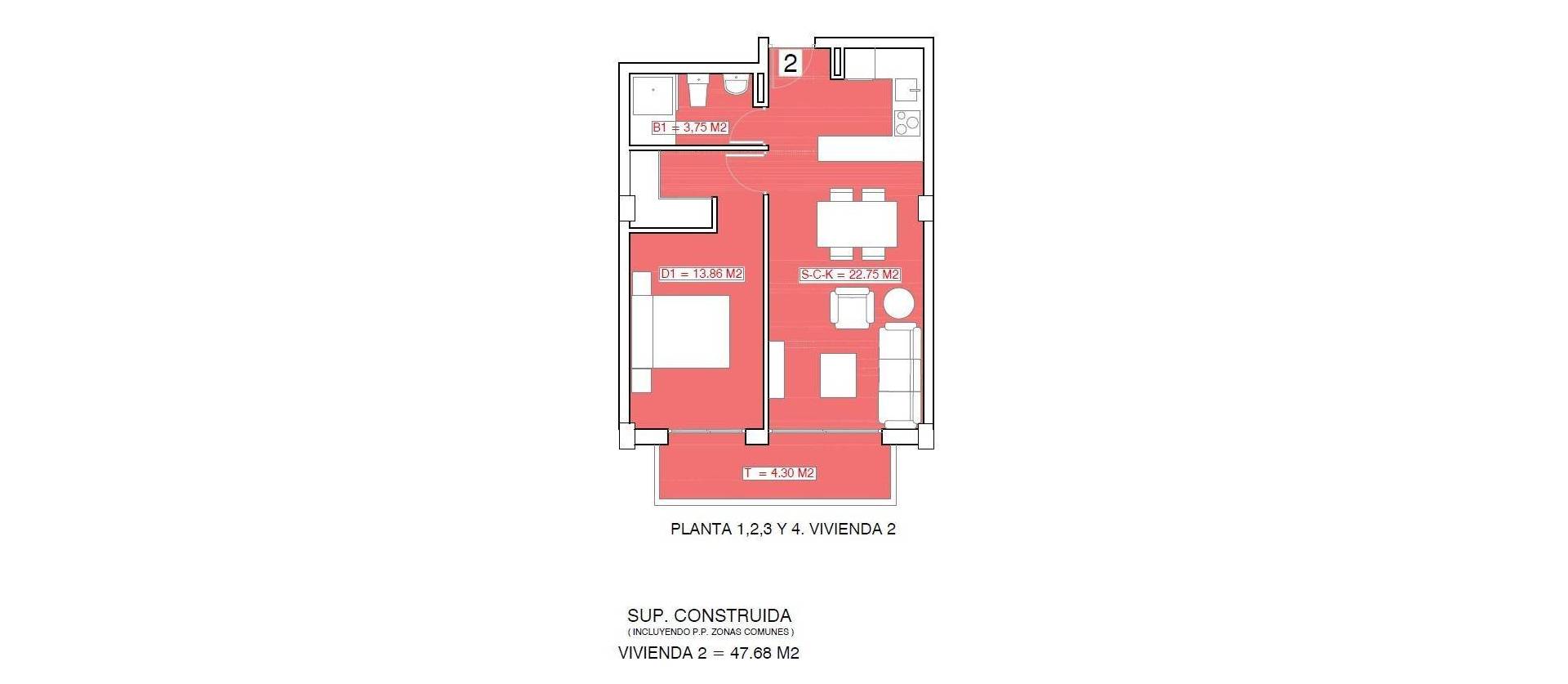 Nouvelle construction - Apartment - Torrevieja - Playa El Acequión