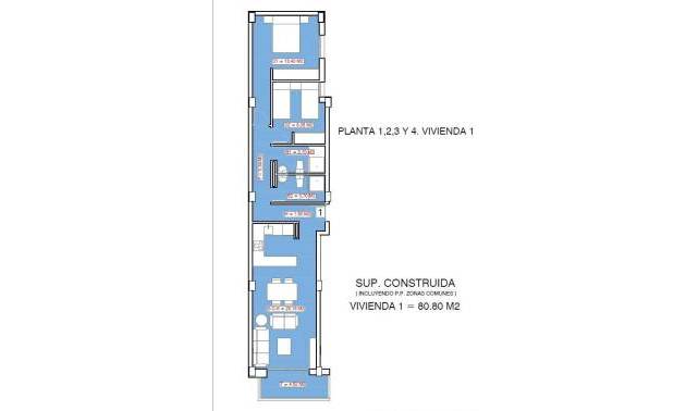 Nouvelle construction - Apartment - Torrevieja - Playa El Acequión