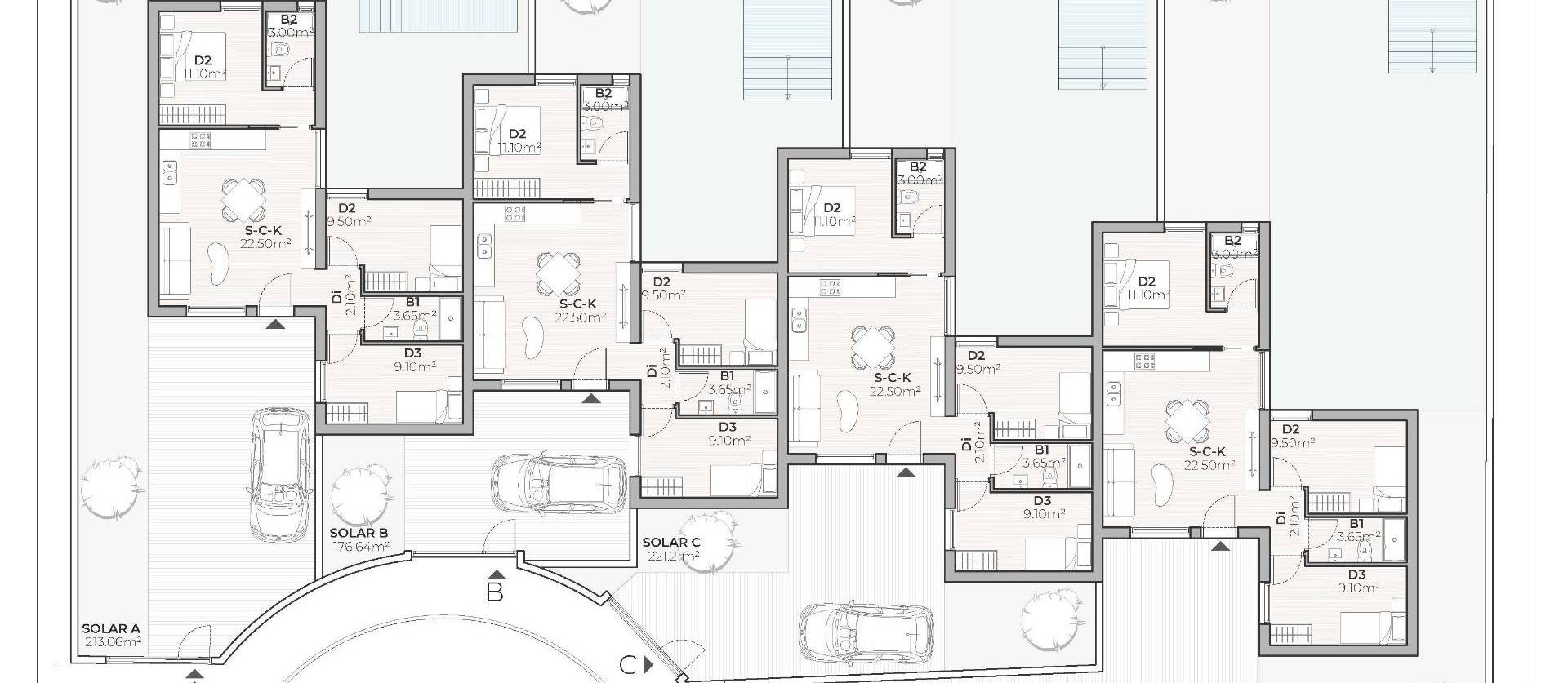 Nouvelle construction - Maison de ville - Mazarron - Country Club
