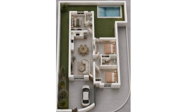 Nouvelle construction - Maison de ville - Mazarron - Country Club