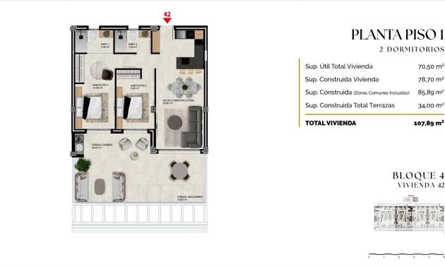 Nueva construcción  - Apartment - Finestrat - Balcón de finestrat