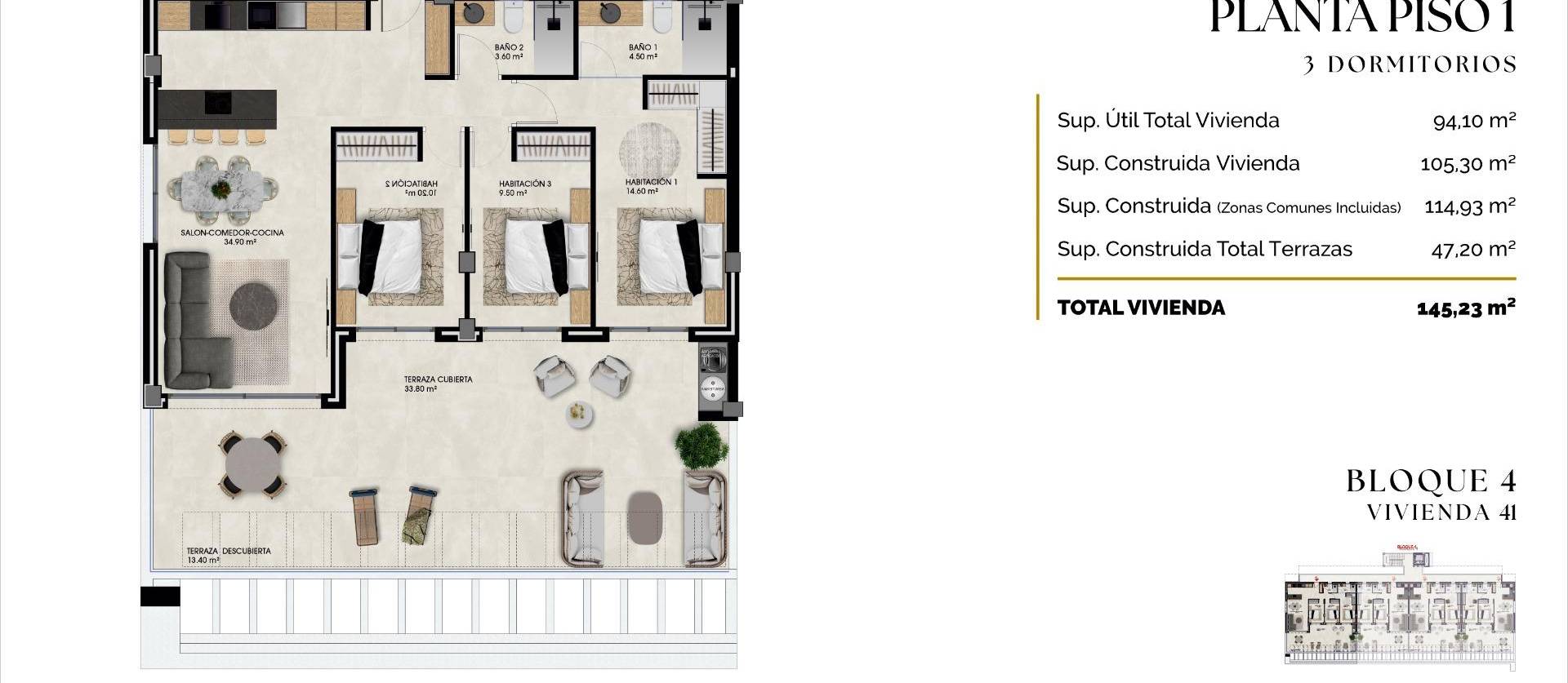 Nueva construcción  - Apartment - Finestrat - Balcón de finestrat
