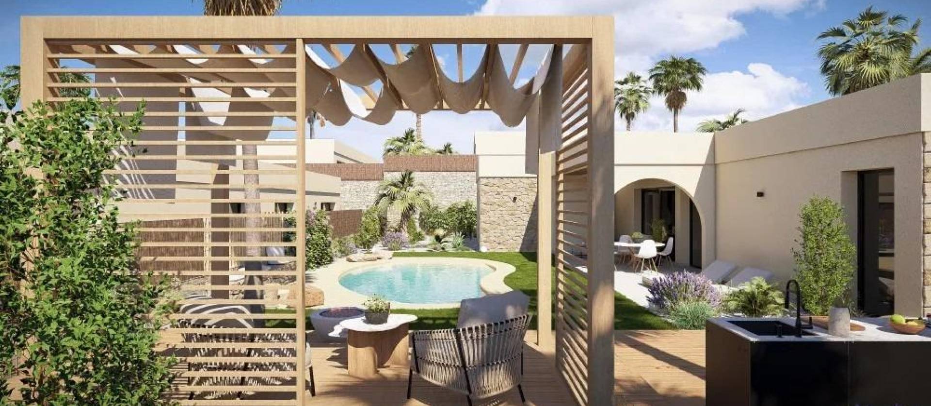 Nieuwbouw projecten - Villa - Baños y Mendigo - Altaona Golf