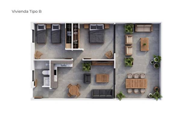 Nouvelle construction - Apartment - Vera - Vera Playa