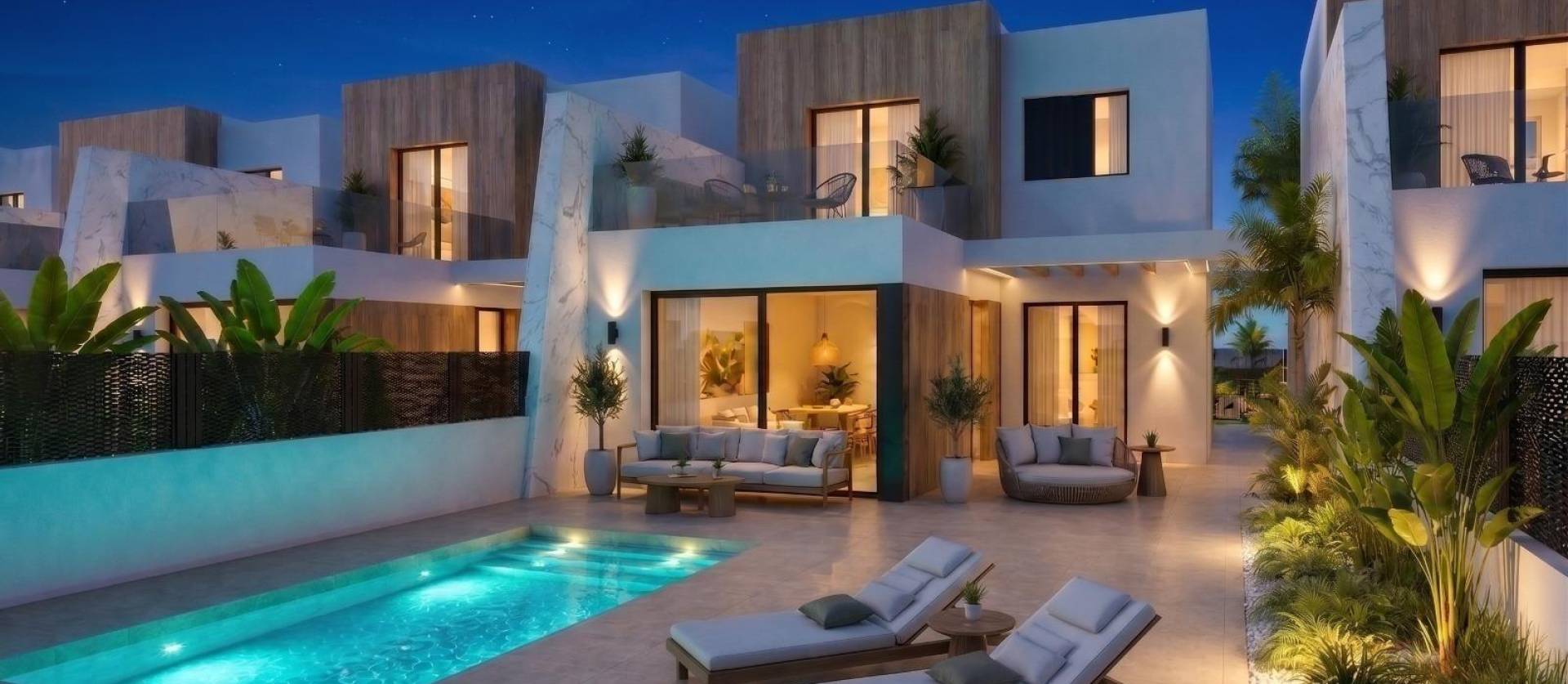 Nouvelle construction - Maison de ville - Torre Pacheco - Santa Rosalía