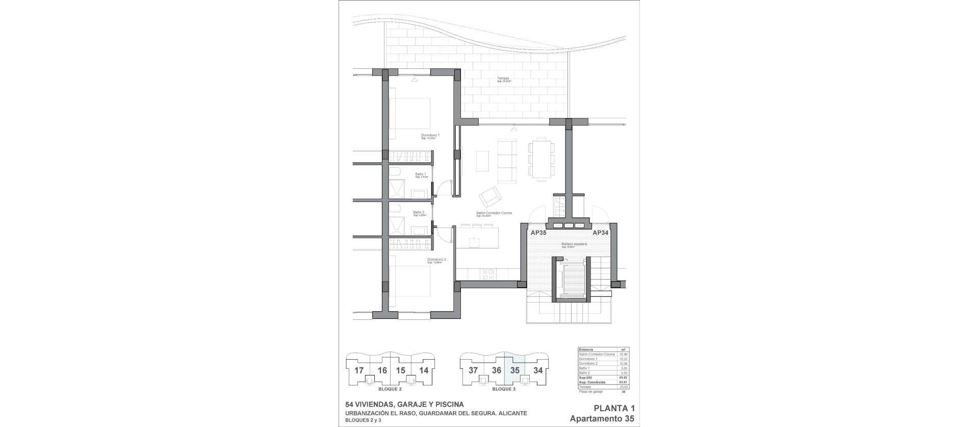 Nouvelle construction - Apartment - Guardamar del Segura - El Raso
