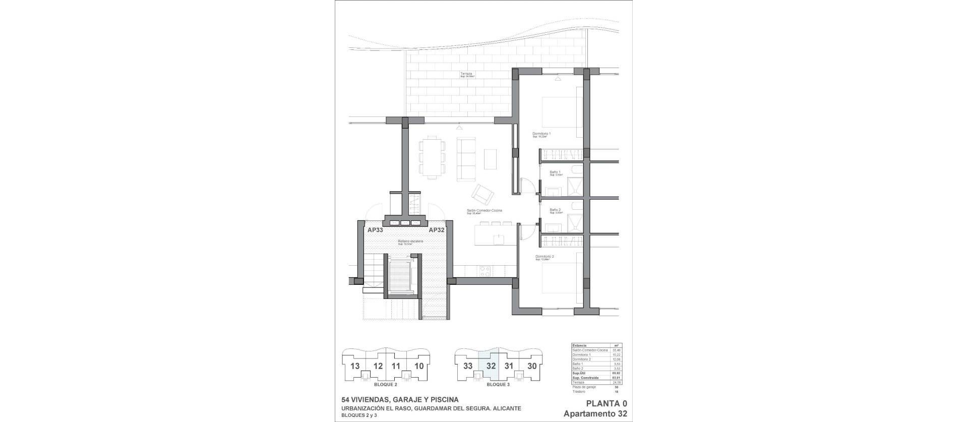 Nouvelle construction - Apartment - Guardamar del Segura - El Raso