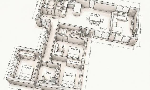 Nouvelle construction - Villa - Aspe - urbanizaciones