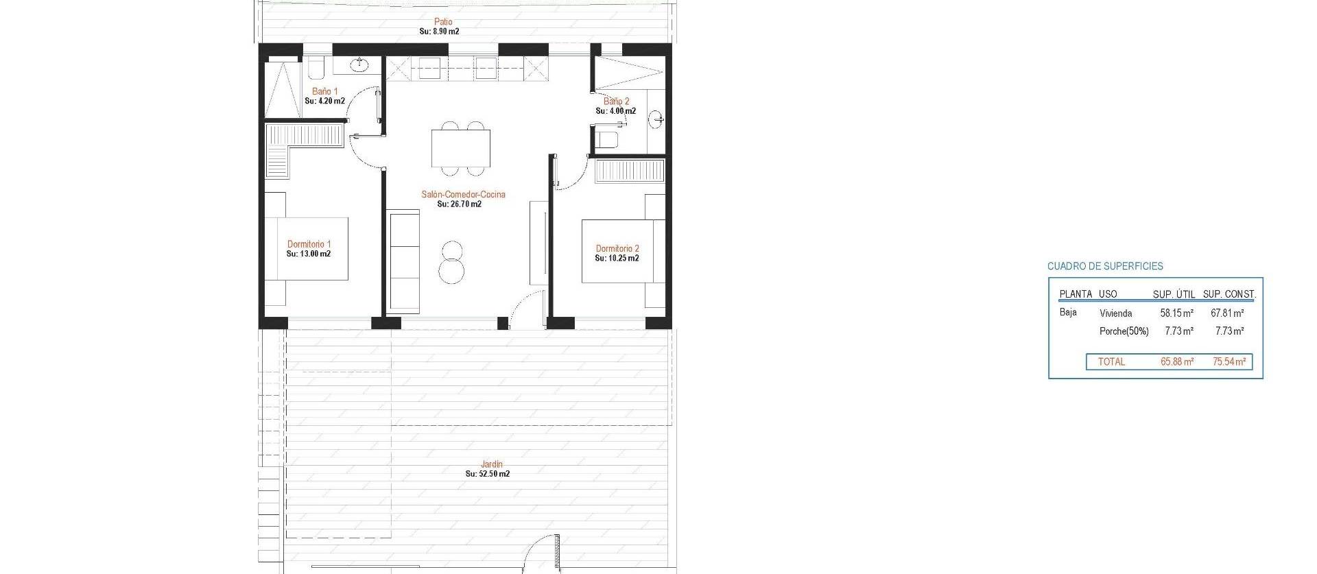 Nouvelle construction - Bungalow - Alhama de Murcia - Condado de Alhama