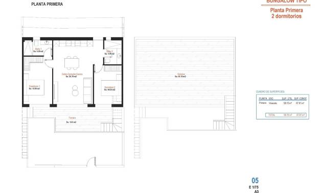 Nouvelle construction - Bungalow - Alhama de Murcia - Condado de Alhama