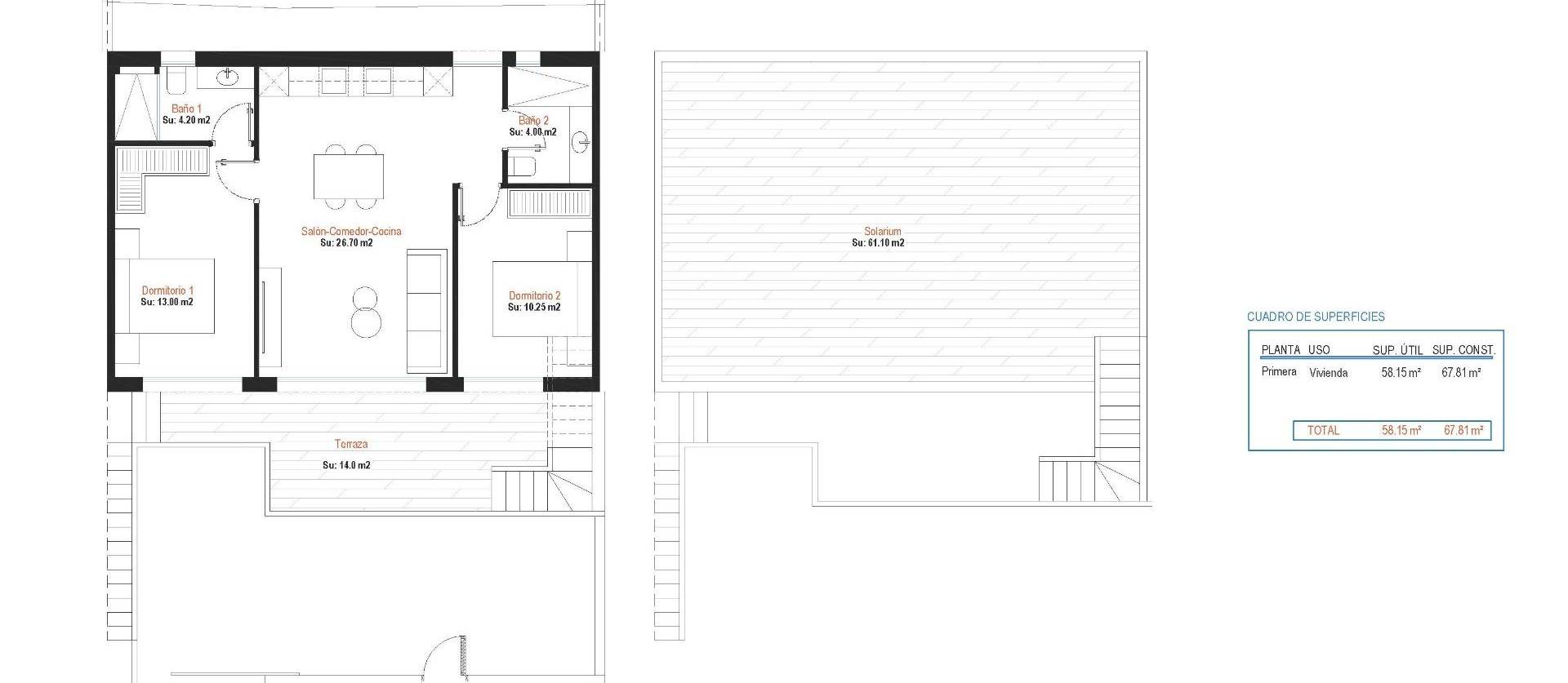 Nouvelle construction - Bungalow - Alhama de Murcia - Condado de Alhama