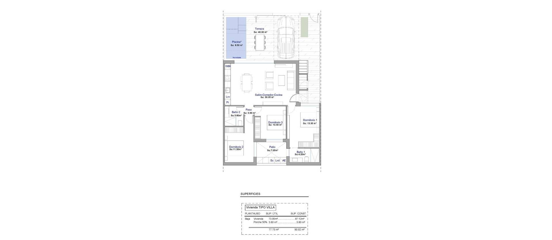Nouvelle construction - Maison de ville - Alhama de Murcia - Condado de Alhama