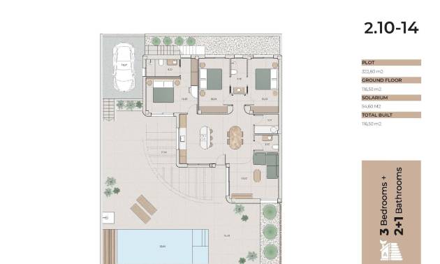 Nueva construcción  - Villa - Algorfa - La Finca Golf