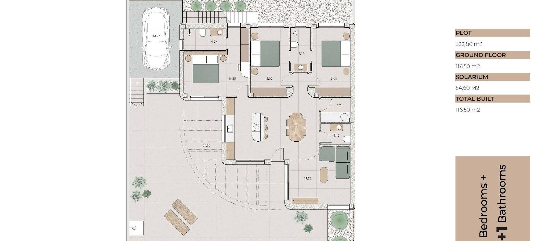 Nueva construcción  - Villa - Algorfa - La Finca Golf