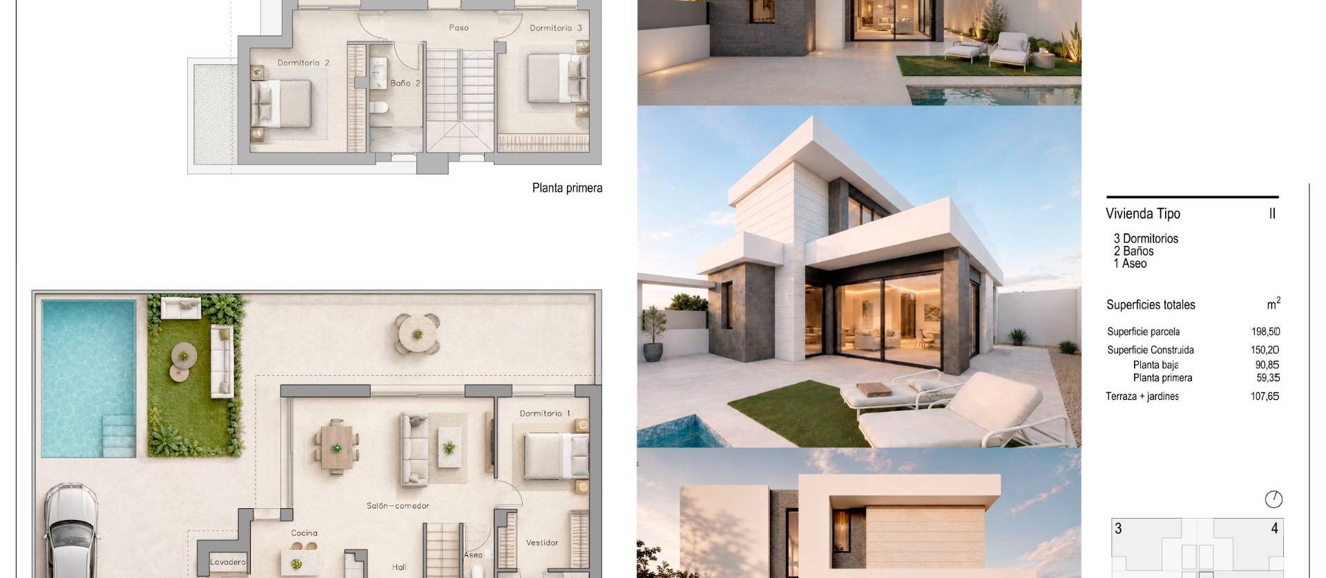New Build - Villa - Pilar de la Horadada - pueblo