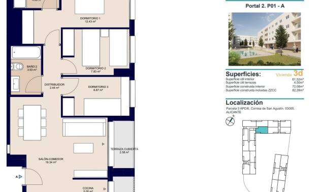 Nueva construcción  - Apartment - Alicante - San Agustín
