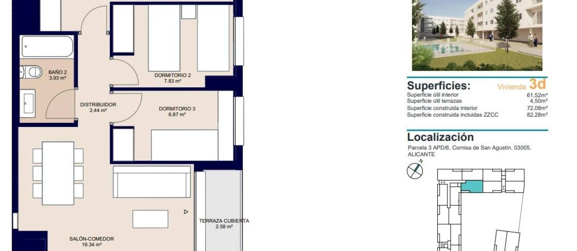 Nueva construcción  - Apartment - Alicante - San Agustín
