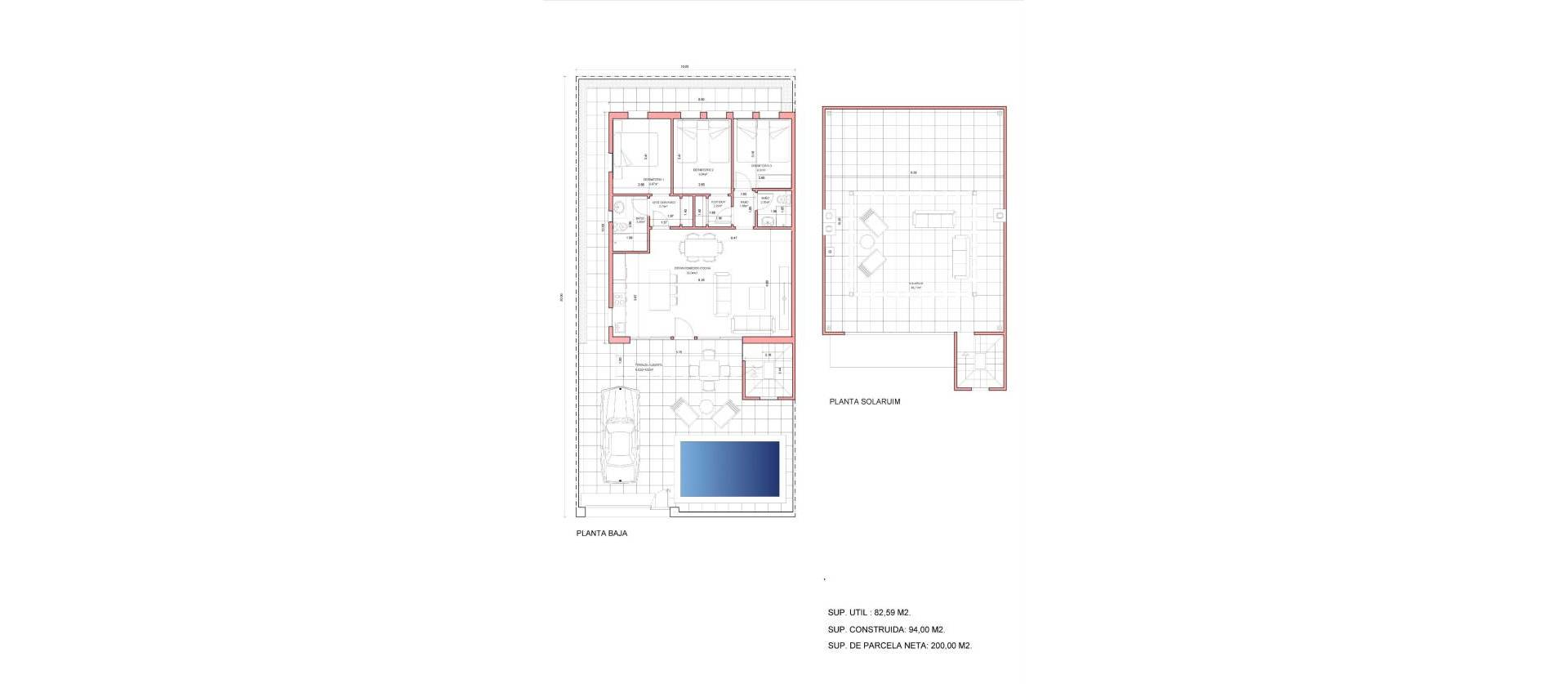 Nouvelle construction - Villa - Fuente Alamo - La Pinilla